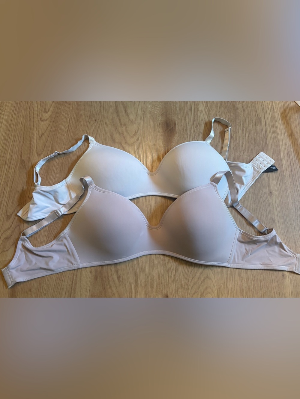 2 Nude T-Shirt Bras – Size 36D – $15 for Both
